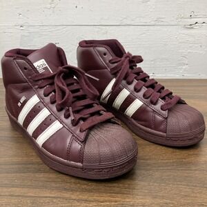 Adidas Pro Model Shoes Purple High Tops Size US 4 Shoes Sneakers
